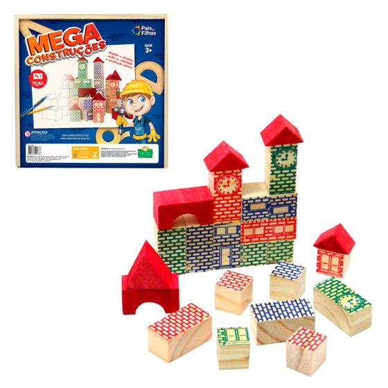 Estojo 120 Pcs - Mega Construcoes - Unica - 0966-1