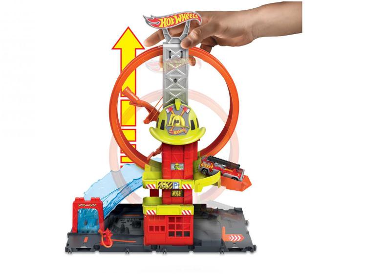 Hot Wheels Pista City  Quartel Bombeiros  Hkx41 - Mattel