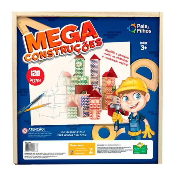 Estojo 120 Pcs - Mega Construcoes - Unica - 0966-1