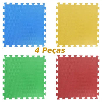 Eva Tx Play Mat Color 4pc 52x52 10mm - 7316