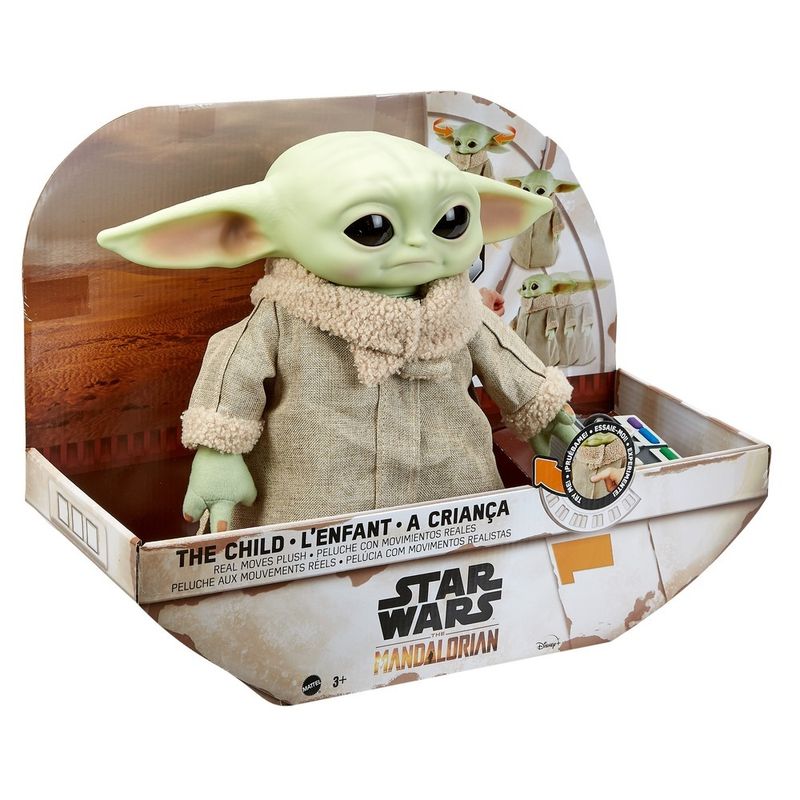 Boneco Eletrônico Star Wars Baby Yoda -  (Encomenda)