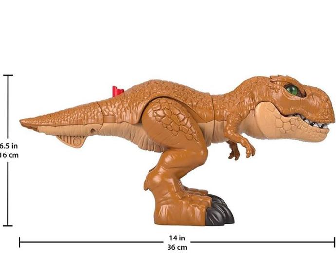 Imaginext jurassic world xl t-rex 25cm unidade hfc04 - mattel