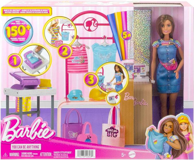 BARBIE PROFISSOES CONJUNTO ESTILISTA DE MOD - HKT78 - MATTEL