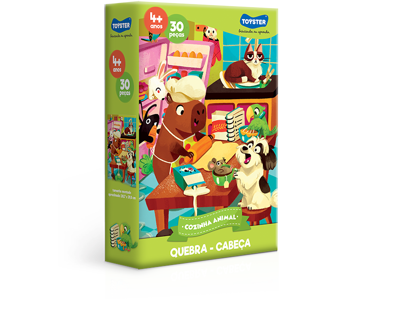 Cozinha Animal - Qc 30 Pecas - 3017 - Toyster