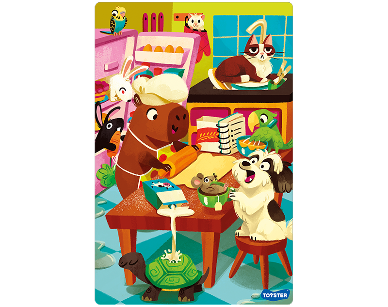 Cozinha Animal - Qc 30 Pecas - 3017 - Toyster