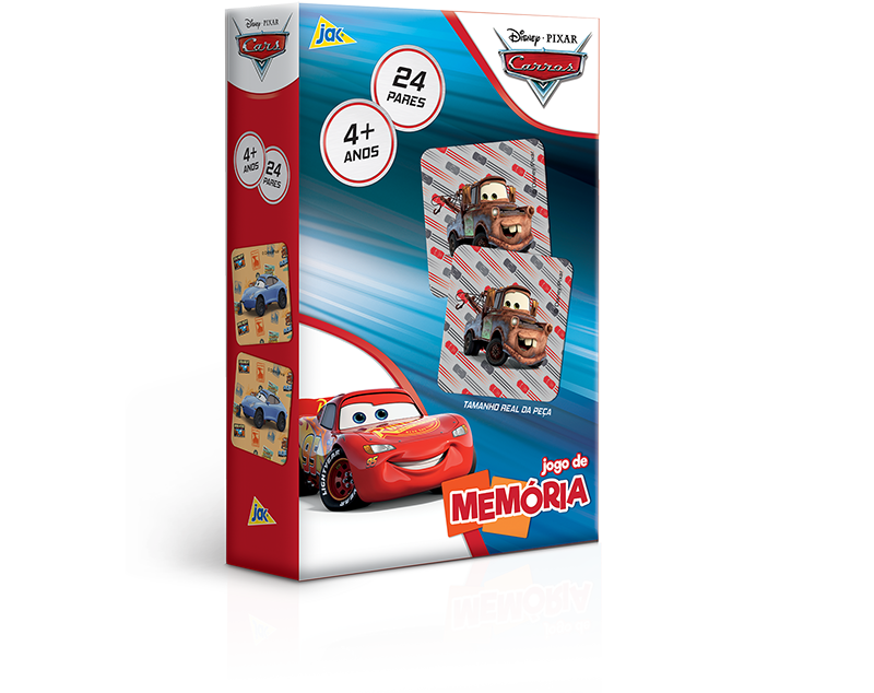 Carros - Jogo De Memoria - 3092 - Toyster