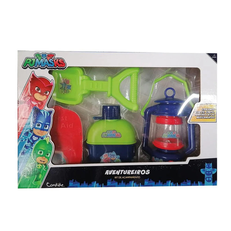 KIT DE CAMPO PJMASKS LAMPIAO E CANTIL - 1736 - CANDIDE