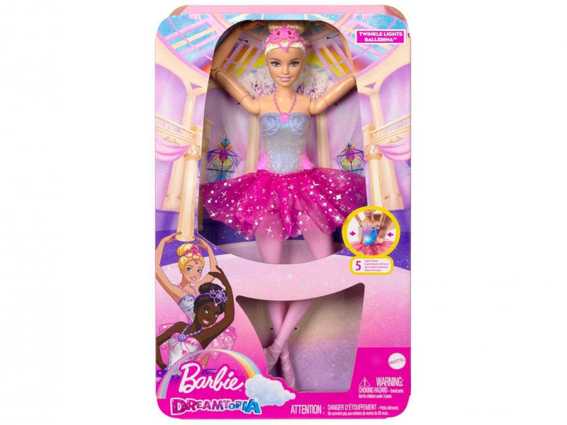 BARBIE FANTASY BAILARINA LUZES BRILHANTES  HLC25 - MATTEL