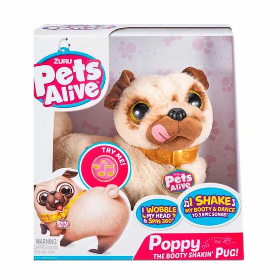 Cachorro Pets Alive Pug - 1205 - Candide