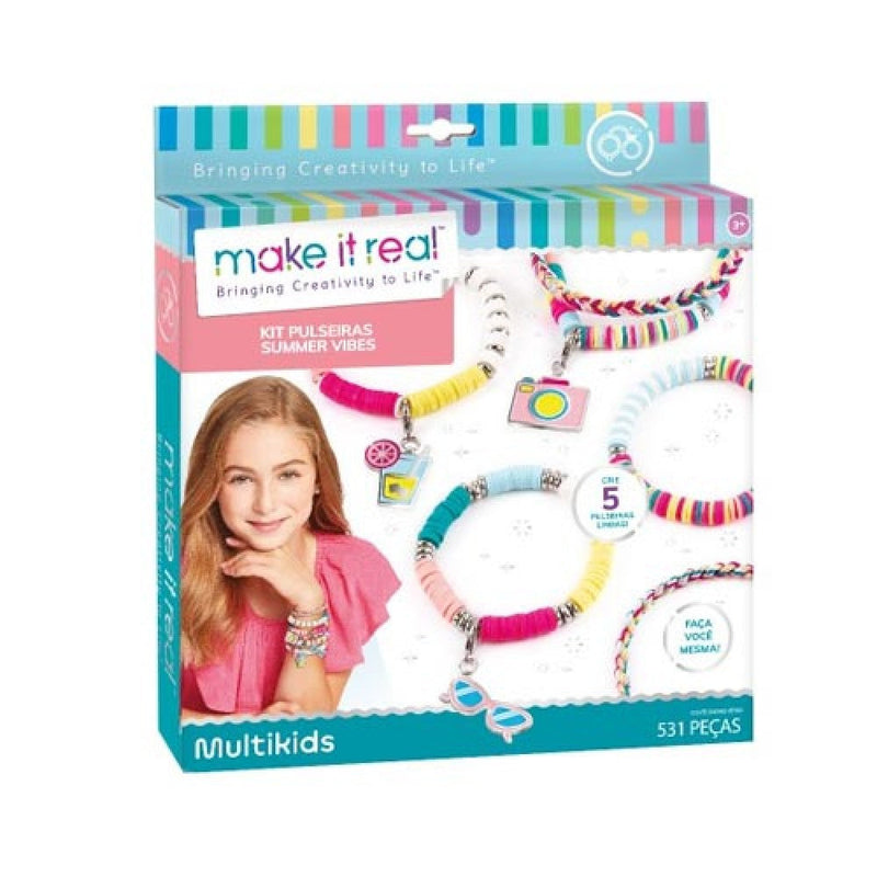 My Style Kit Pulseiras Summer Vibes - Multikids - Br2001