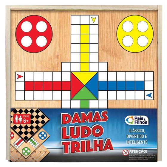 Estojo Damas, Ludo E Trilha  - Unica - 2212-1