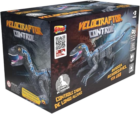 Velociraptor Control- ZP01013 -  Zoop Toys