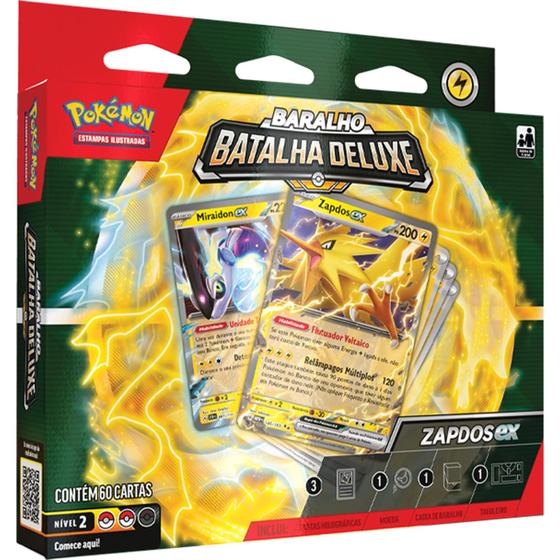 Jgs Brinq Carton - Pokemon Deck De Bat Deluxe - Copag