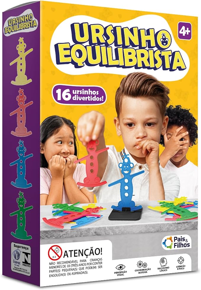 Ursinho Equilibrista Unica -  Pais & Filhos