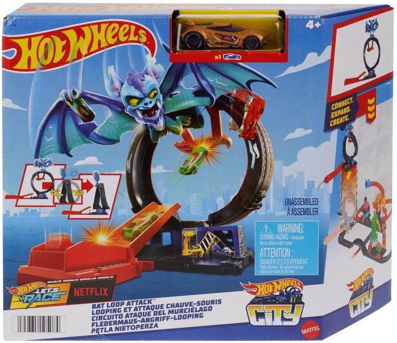 Hot Wheels Pista City Ataque Morcego HTN78 - MATTEL