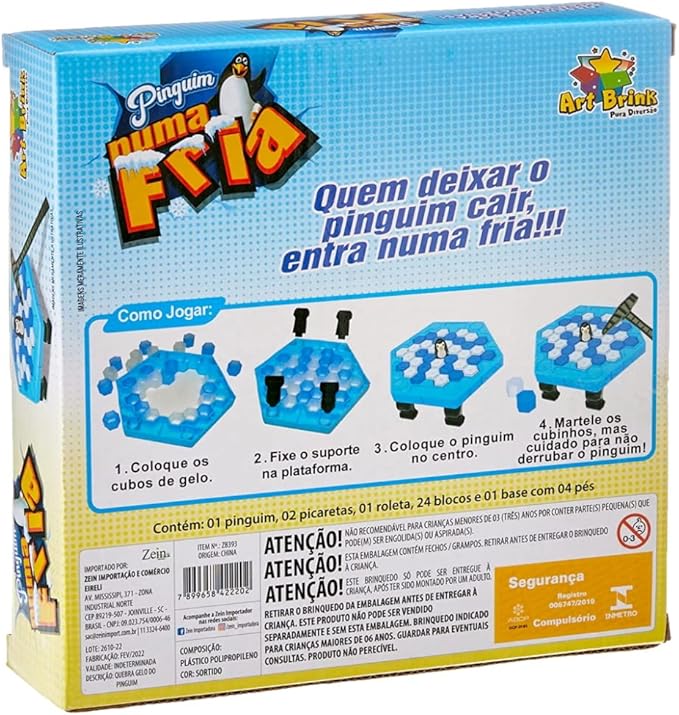 Jogo Quebra Gelo do Pinguim