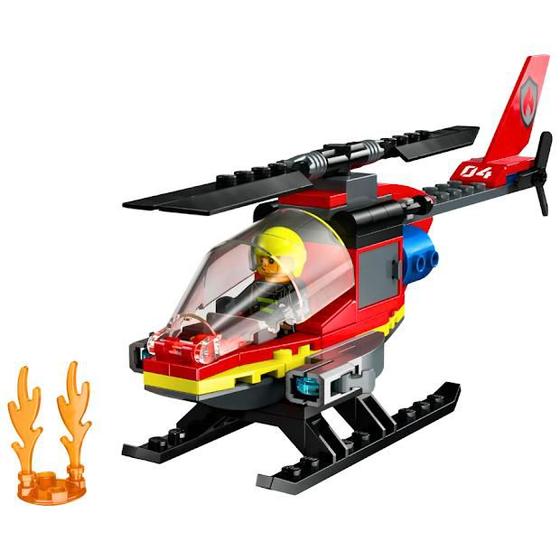 Helicoptero Dos Bombeiros - 60411 - Lego