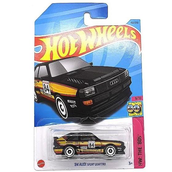 ´84 Audi Sport Quattro Preto + 87 Audi Quattro - Hot Wheels