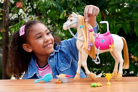 Barbie Family Cavalo Para Bonecas C/Som HXJ42 - Mattel