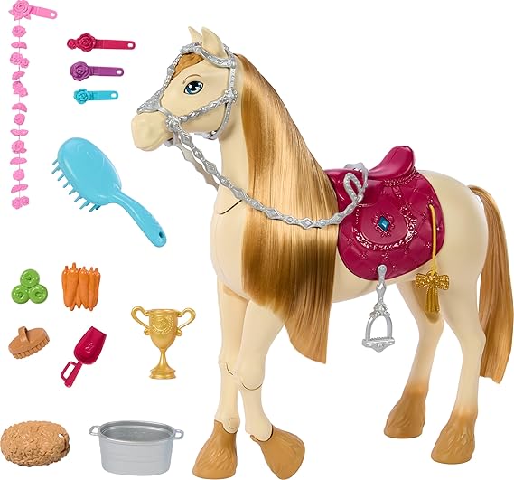 Barbie Family Cavalo Para Bonecas C/Som HXJ42 - Mattel