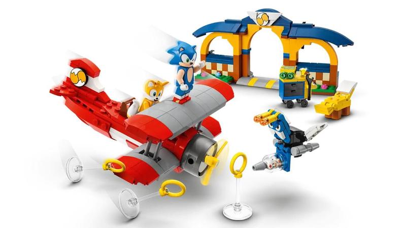 Oficina Do Tails E Aviao Tornado - Lego - 76991,