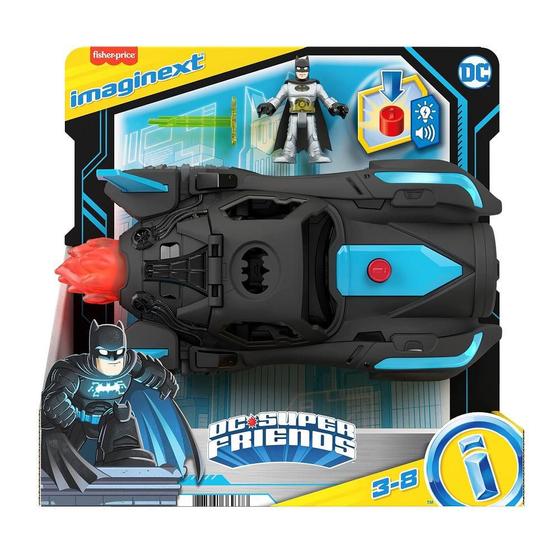 IMAGINEXT BAT-TECH BATMOVEL LUZ E SOM - HGX96 - MATTEL