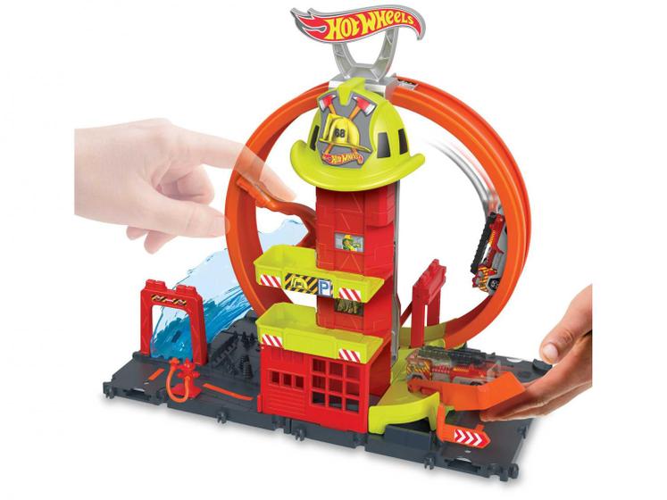 Hot Wheels Pista City  Quartel Bombeiros  Hkx41 - Mattel