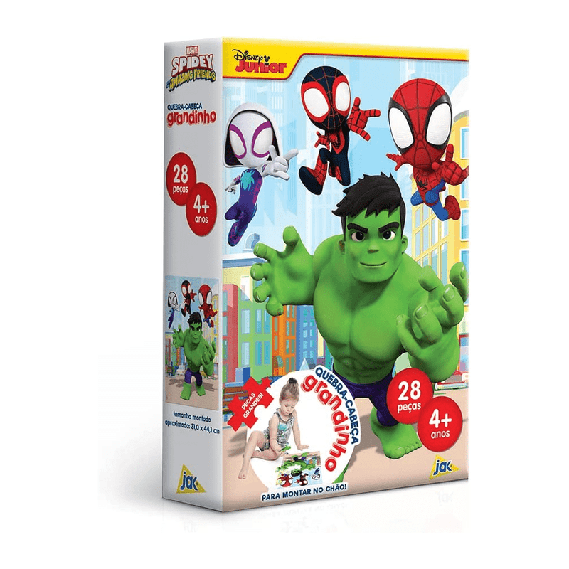 Spidey - Hulk - Qc 28 Pecas Grandinho