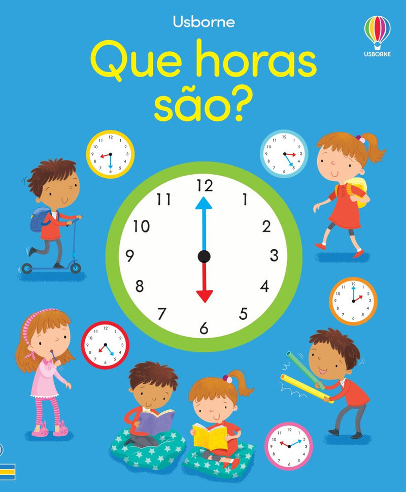 Que horas sao?: Livro com quebra-cabeca - Usborne