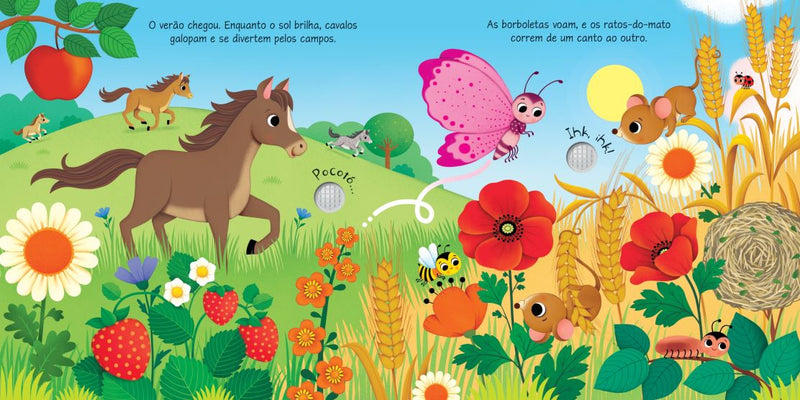 Barulinhos das estacoes: Toque, brinque e escute! -site-broch - Usborne