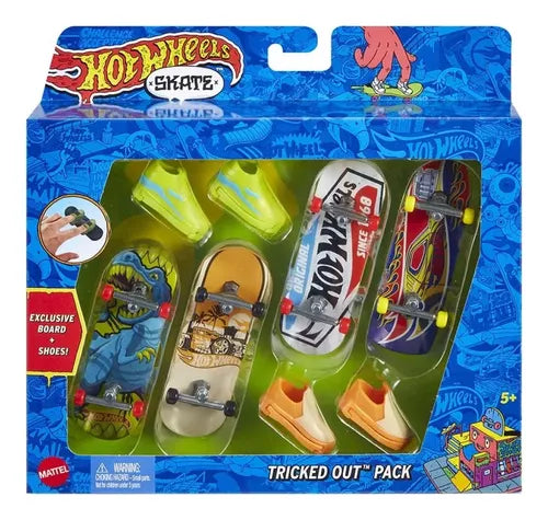 HOT WHEELS SKATE SKATE + TENIS 4-PACK (S) - HGT84 - MATTEL