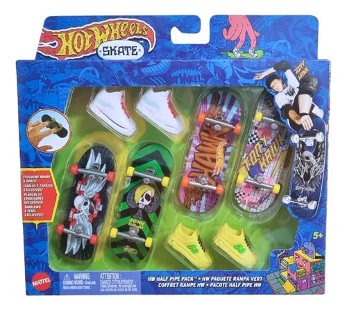 HOT WHEELS SKATE SKATE + TENIS 4-PACK (S) - HGT84 - MATTEL