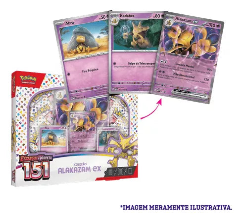 POKEMON EV3.5 - BOX ALAKAZAM EX - 33293 - COPAG