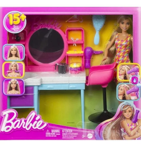 Barbie Fashion Totally Hair Salao De Beleza  Hkv00 - Mattel