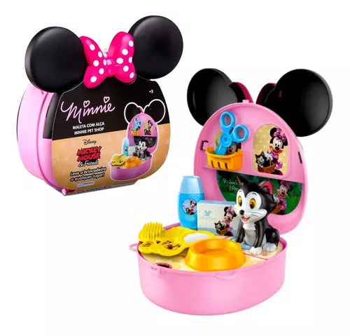 MALETA COM ALCA MINNIE PET SHOP LASA - MULTILASER -BR1958