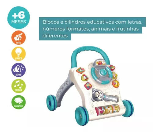 Apoiador Infantil Didático AZ - ZP01129 -  Zoop Toys