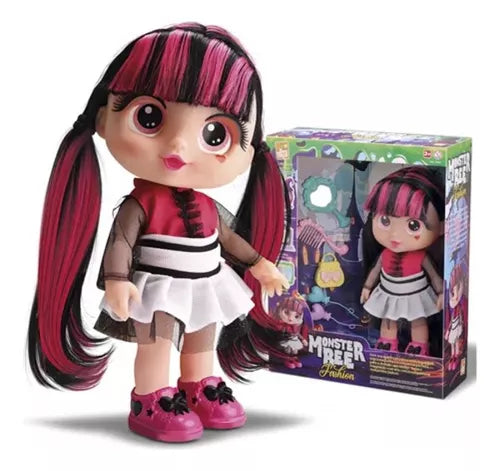 Boneca Monster Bee Fashion Vampira  - BEE TOYS