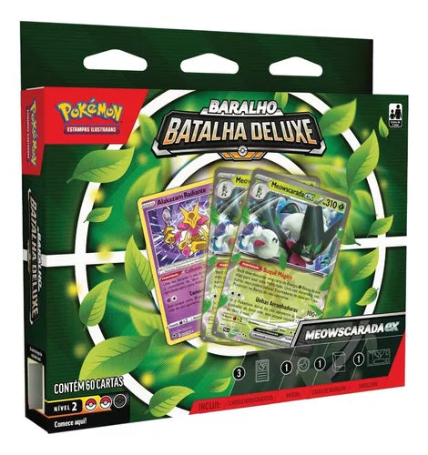 POKEMON DECK DE BATALHA DELUXE MEOWSCARADA - 33098 - COPAG