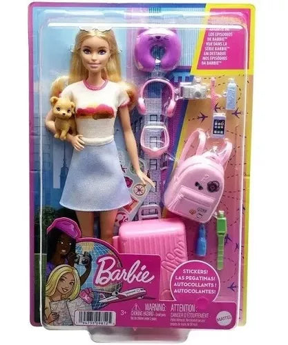 Barbie Family Malibu Pronta Para Viajar  Hjy18 - Mattel