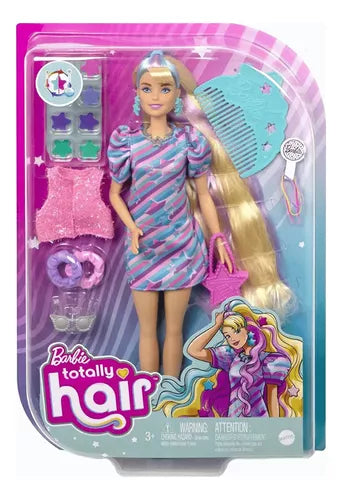 Barbie Fashion Boneca Totally Hair - Hcm87 - Mattel