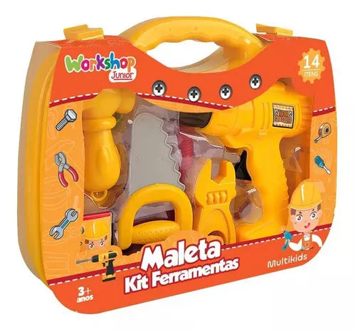 Workshop Jr Maleta Kit Ferramentas - Multikids - Br2009