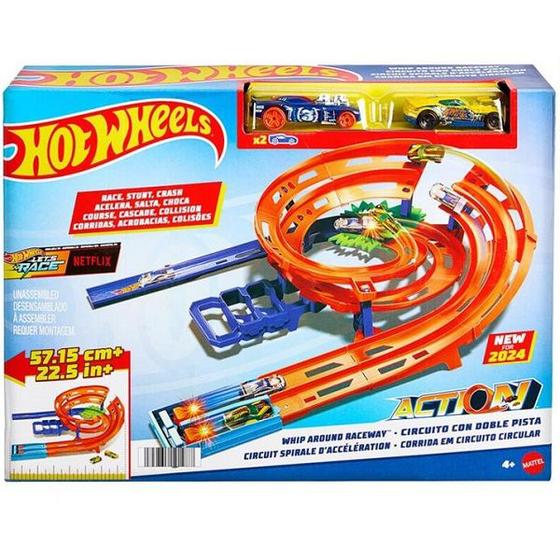 Hot Wheels Pista Action Circuito Giro Veloz  HTK17 - MATTEL