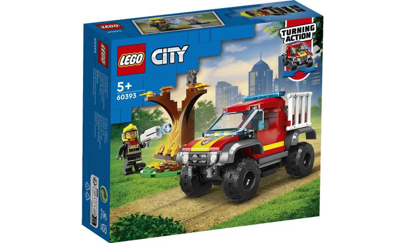 RESGATE COM CAMINHAO DOS BOMBEIROS - LEGO - 60393