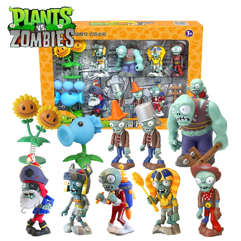 Brinquedos Zumbi Conjunto Plants vs Zumbi