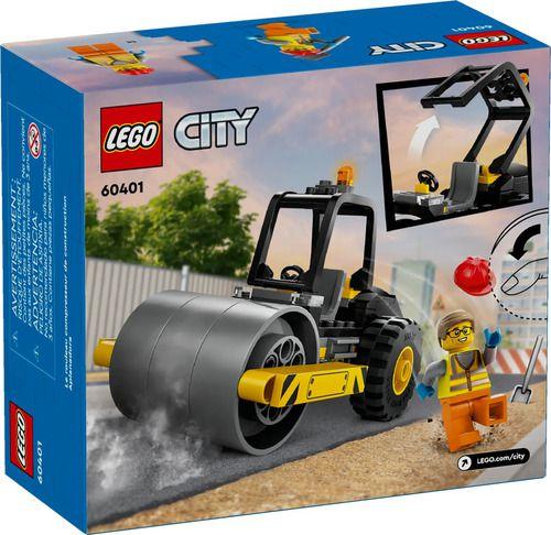 Rolo Compressor De Construcao - 60401 - Lego