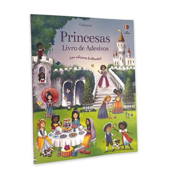 Princesas: livro de adesivos - Usborne