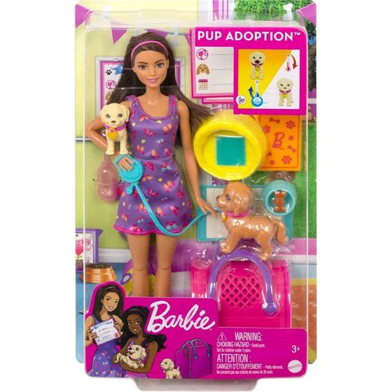 BARBIE FAMILY ADOTA UM CACHORRINHO - LATINA - HKD86 - MATTEL