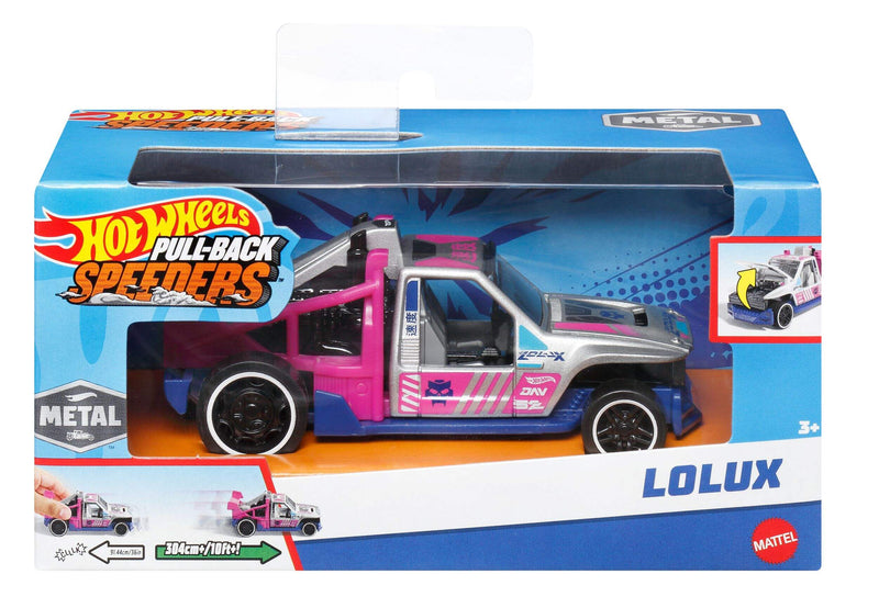 Hot Wheels Colecionável Pull-Backs 1:43 (S) - HPR70 - MATTEL