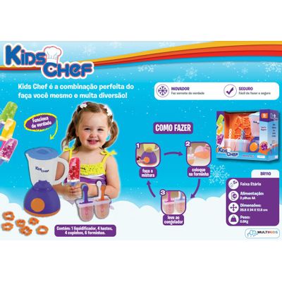 KIDS CHEF SORVETERIA PICOLE  BR110 - MULTILASER