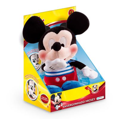 Pelucia Envergonhado Mickey 33cm - Br1452